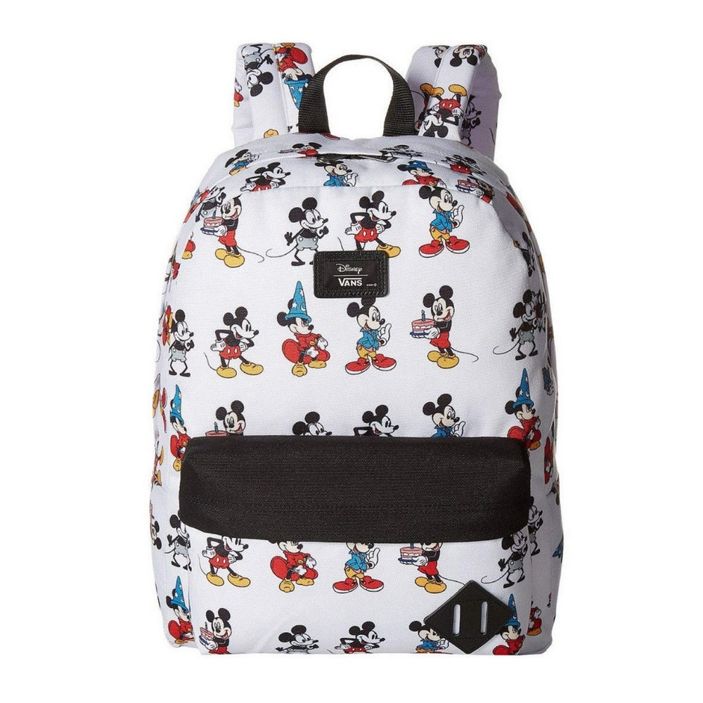 NWT Vans x Disney Mickey Mouse Old Skool II Backpack, Mickey Through The Ages